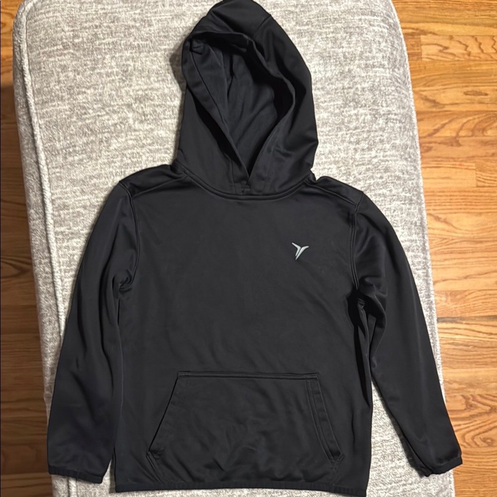 Old Navy Active Boys Small Black Hoodie Pocket